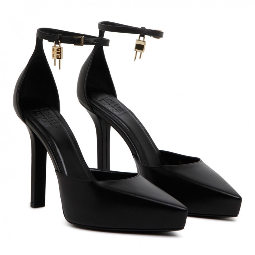 NEW Givenchy G Lock black platform heels